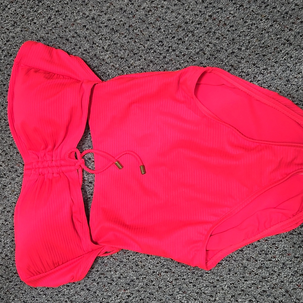 Pink swimsuit